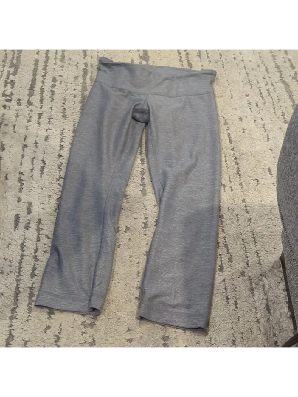 Lululemon Wunder Under Crop III Heathered Slate